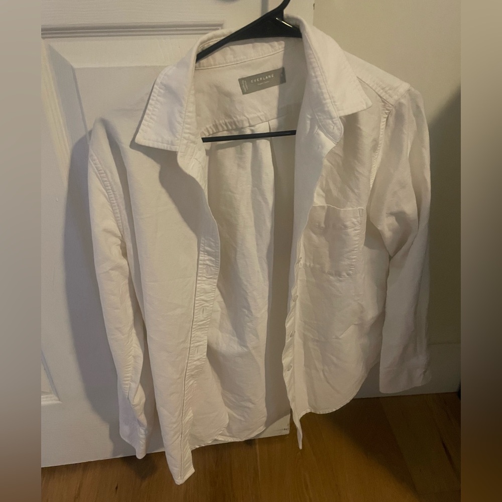 Everlane white button up